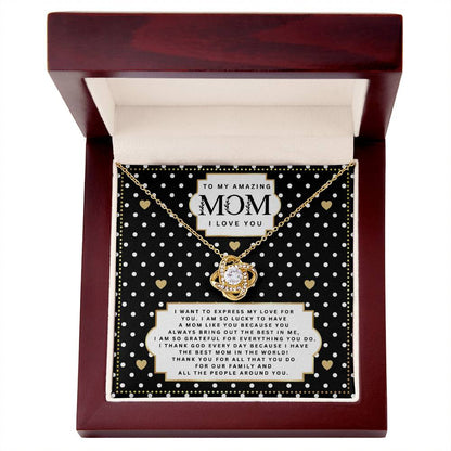JGF Jewelry Gifts for Family I Love You Mom Necklace My Mommy
