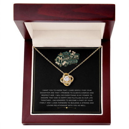 JGF Jewelry Gifts for Family | Mother of the Bride Birthday Gift from Son In Law  Cubic Zirconia Silver Necklace