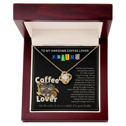 JGF Jewelry Gifts for Family Friendship Necklace for BFF Bestie No Coffee No Workee