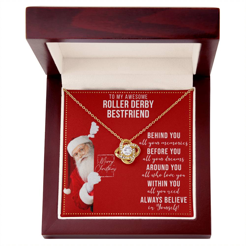 JGF Jewelry Gifts for Family Necklace Gift For Roller Derby Female Bestie BFF Friend