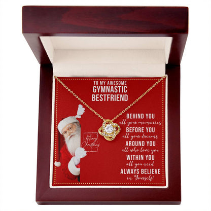 JGF Jewelry Gifts for Family Necklace Gift For Gymnastic Adult Female Bestie BFF Friend