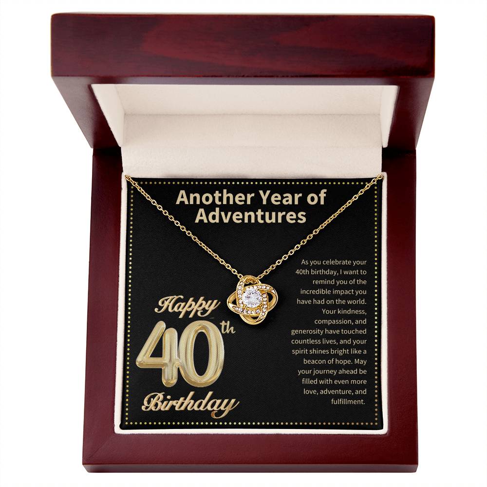 JGF Jewelry Gifts for Family 40th Birthday Card for Women