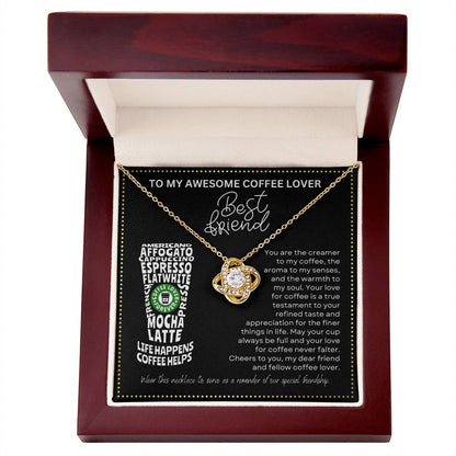 JGF Jewelry Gifts for Family No Coffee No Workee Friendship Necklace for BFF Bestie