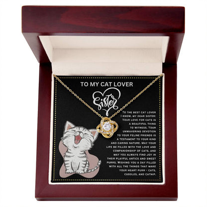 JGF Jewelry Gifts for Family I Love My Fur Cats For Cat Lover Sister's Birthday