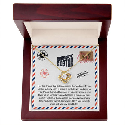 JGF Jewelry Gifts for Family |New Job Gift For Best Sister | Sterling Silver Necklace For Women Send With Love