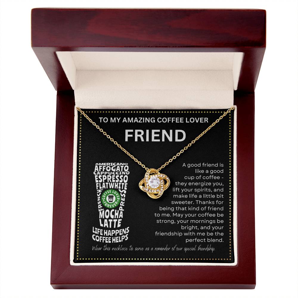 JGF Jewelry Gifts for Family Friend Who Has Everything and Loves Coffee