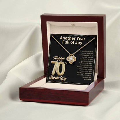 JGF Jewelry Gifts for Family 70th Birthday Card for Women
