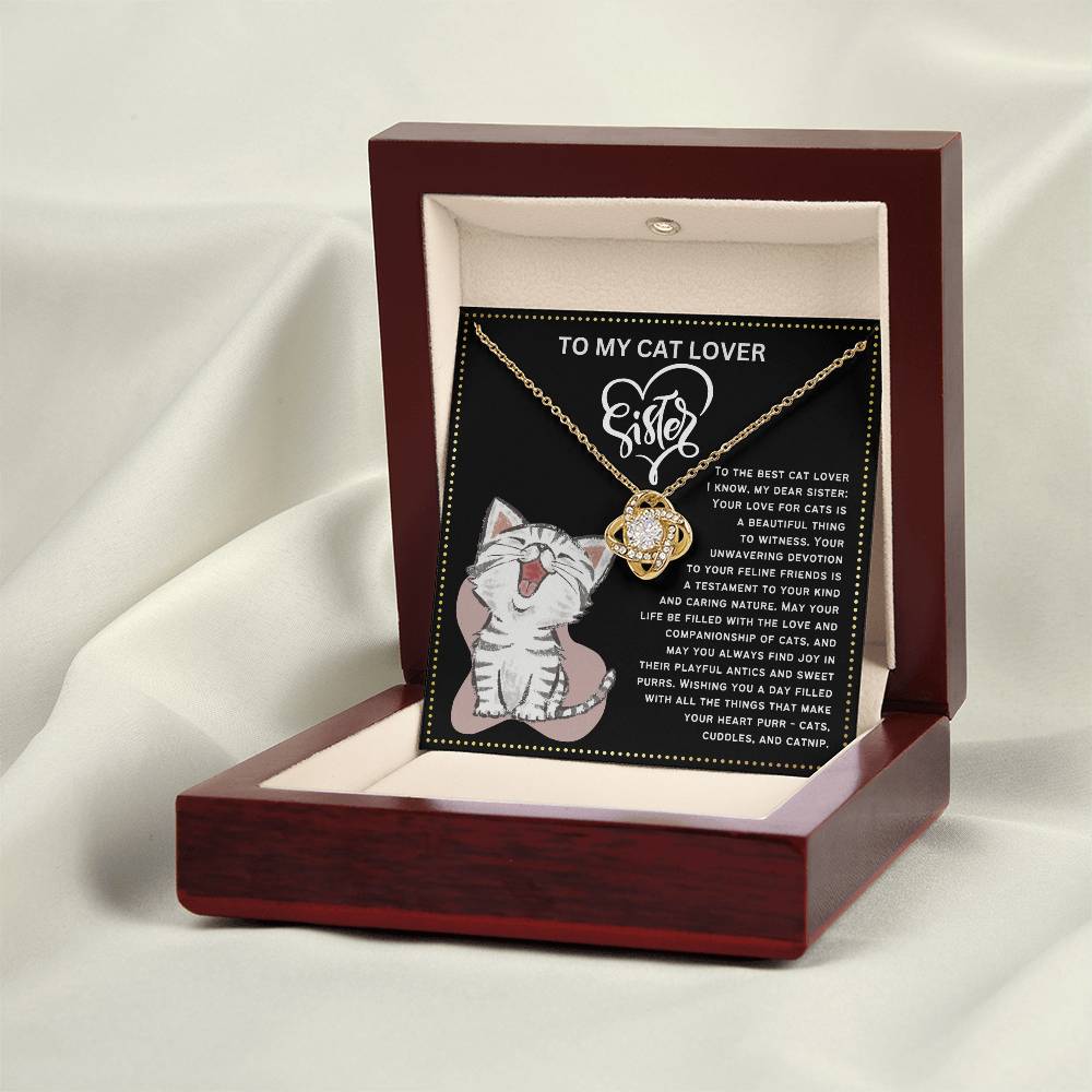 JGF Jewelry Gifts for Family I Love My Fur Cats For Cat Lover Sister's Birthday