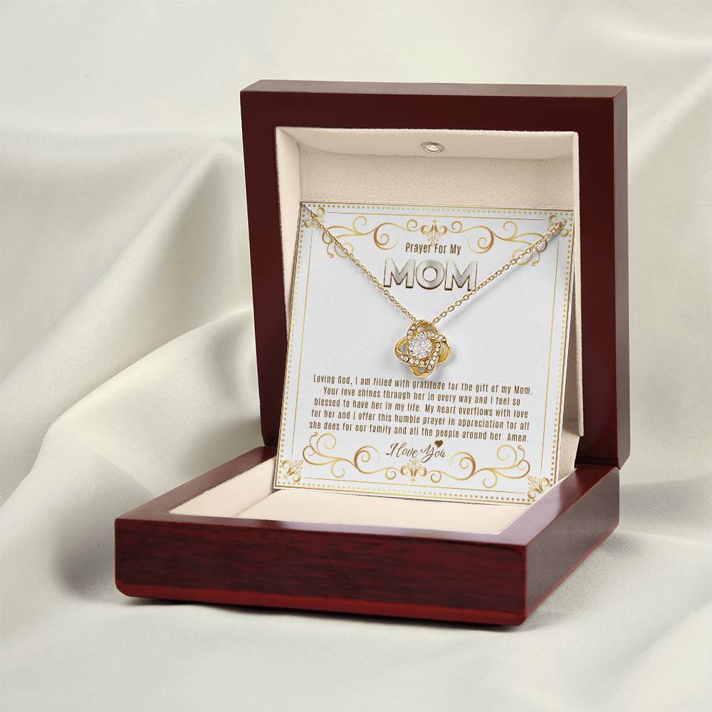 JGF Jewelry Gifts for Family Prayer For Mom From Daughter And Son