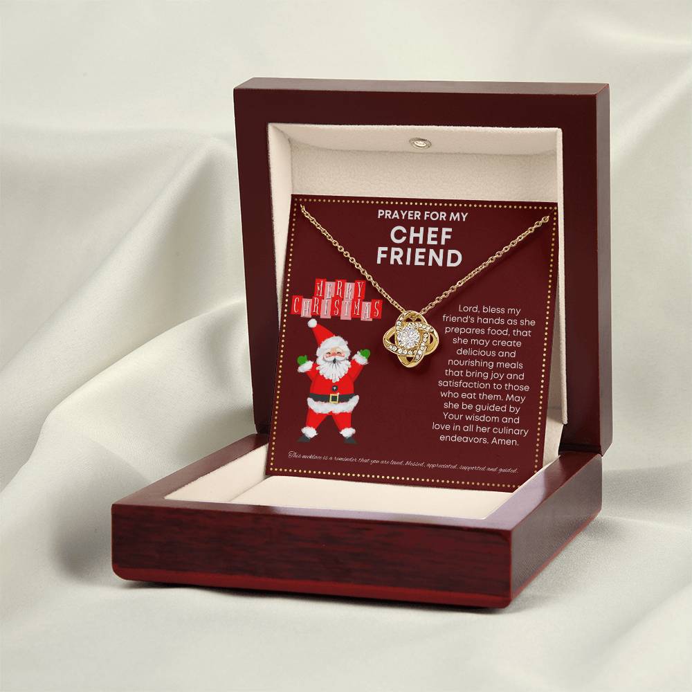 JGF Jewelry Gifts for Family Prayer For My Female Chef Friend