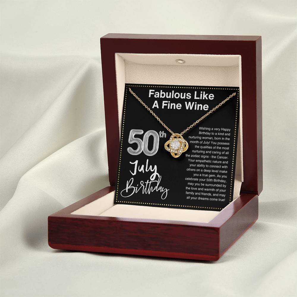 JGF Jewelry Gifts for Family 50th Birthday Gifts For Women July