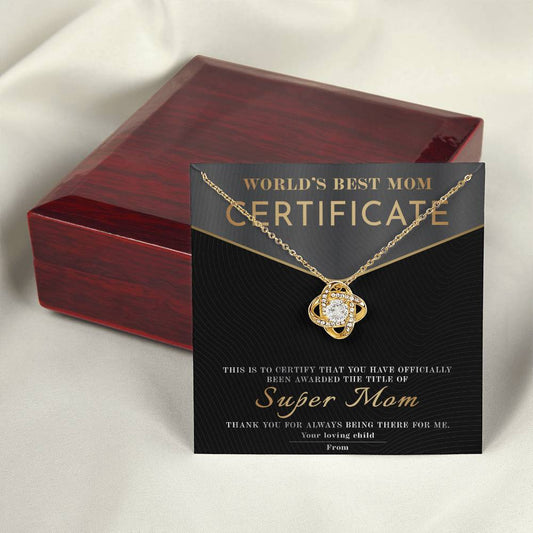 Mom-Best Mom Certificate