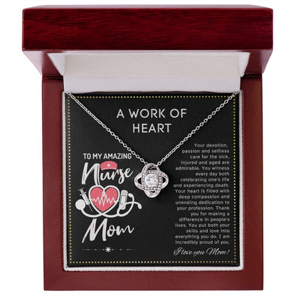 JGF Jewelry Gifts for Family | RN Mom Gifts | My Mom Is A Nurse Necklace Jewelry | Nurses Week Gifts For Mom
