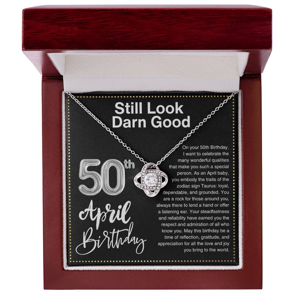 JGF Jewelry Gifts for Family 50th Birthday Gifts For Sister April