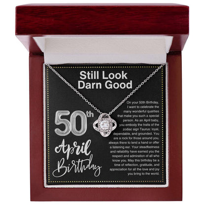 JGF Jewelry Gifts for Family 50th Birthday Gifts For Sister April