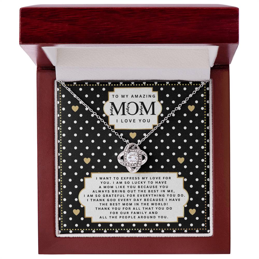 JGF Jewelry Gifts for Family I Love You Mom Necklace My Mommy