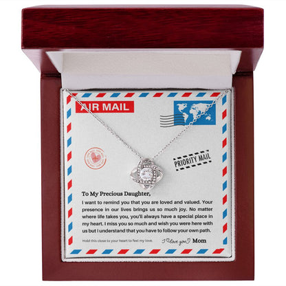 JGF Jewelry Gifts for Family | Gift For Daughter From Long Distance Mom | Happy Birthday Card with Inspiration Message