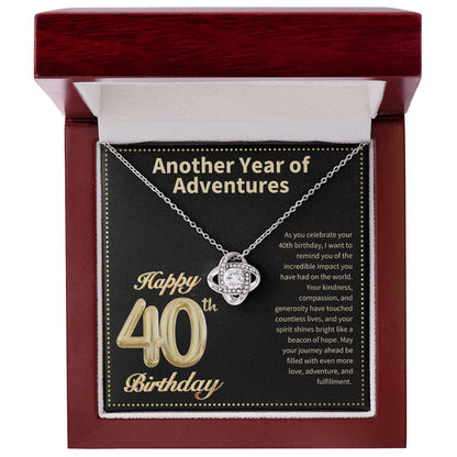 JGF Jewelry Gifts for Family 40th Birthday Card for Women