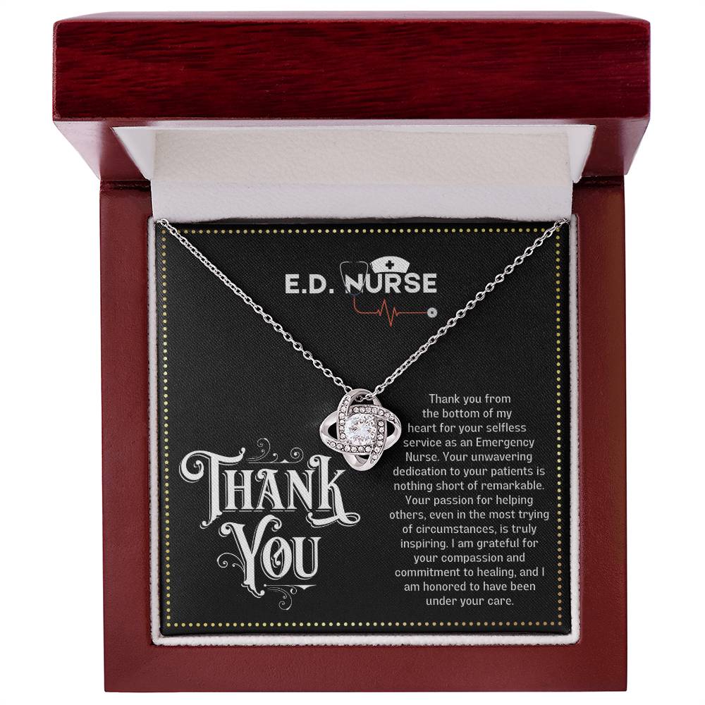 JGF Jewelry Gifts for Family | Thank You ER ED Nurse Gifts | Emergency Department Room Nurse Gifts