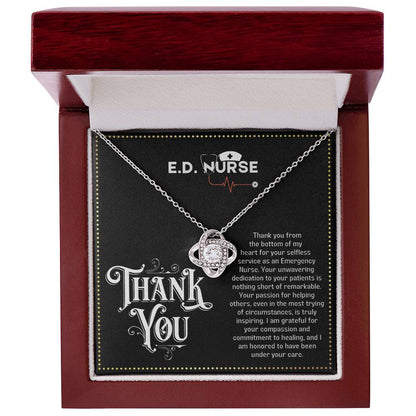 JGF Jewelry Gifts for Family | Thank You ER ED Nurse Gifts | Emergency Department Room Nurse Gifts