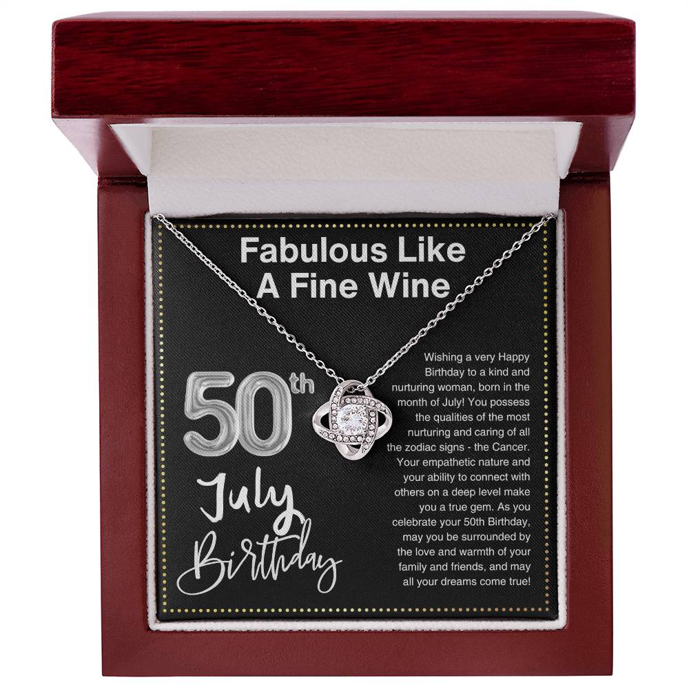 JGF Jewelry Gifts for Family 50th Birthday Gifts For Women July