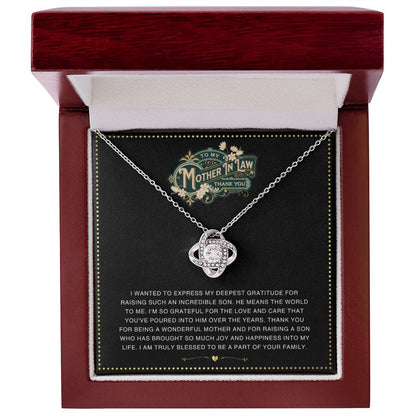 JGF Jewelry Gifts for Family | Elegant Silver Necklace Set for Women | Mother Birthday Gift from Daughter In Law
