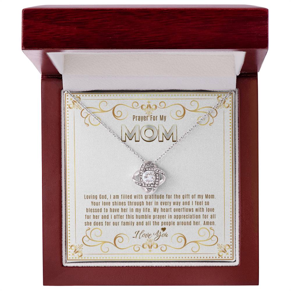 JGF Jewelry Gifts for Family Prayer For Mom From Daughter And Son