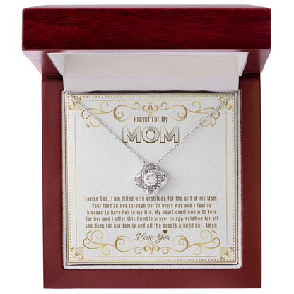 JGF Jewelry Gifts for Family Prayer For Mom From Daughter And Son