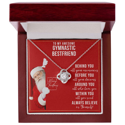 JGF Jewelry Gifts for Family Necklace Gift For Gymnastic Adult Female Bestie BFF Friend