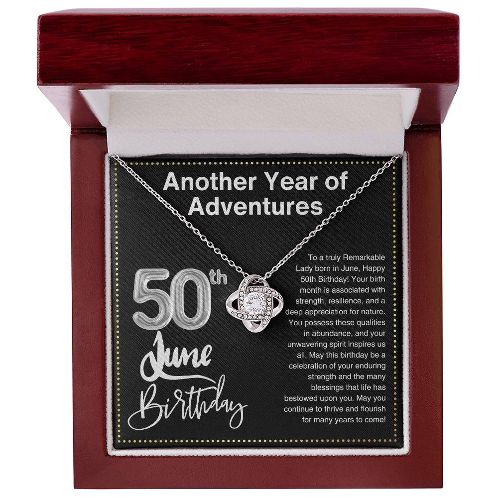 JGF Jewelry Gifts for Family 50th Birthday Gifts For Wife June