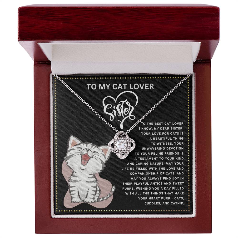 JGF Jewelry Gifts for Family I Love My Fur Cats For Cat Lover Sister's Birthday