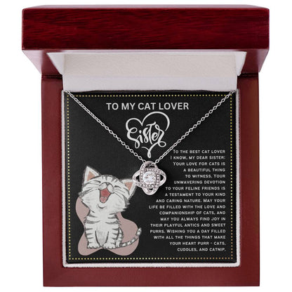 JGF Jewelry Gifts for Family I Love My Fur Cats For Cat Lover Sister's Birthday