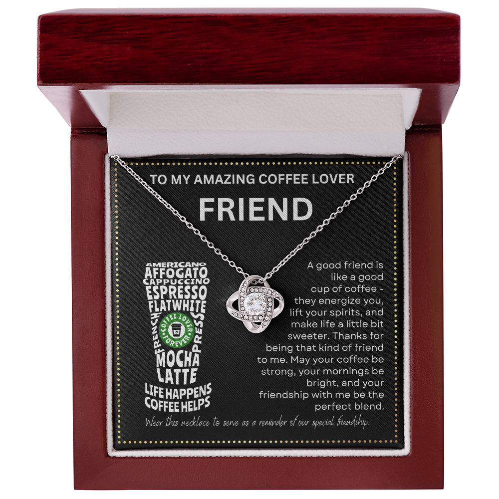JGF Jewelry Gifts for Family Friend Who Has Everything and Loves Coffee