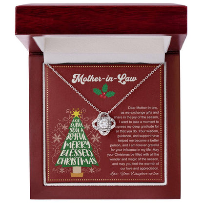 JGF Jewelry Gifts for Family | To My Future Mother In Law Necklace for Christmas