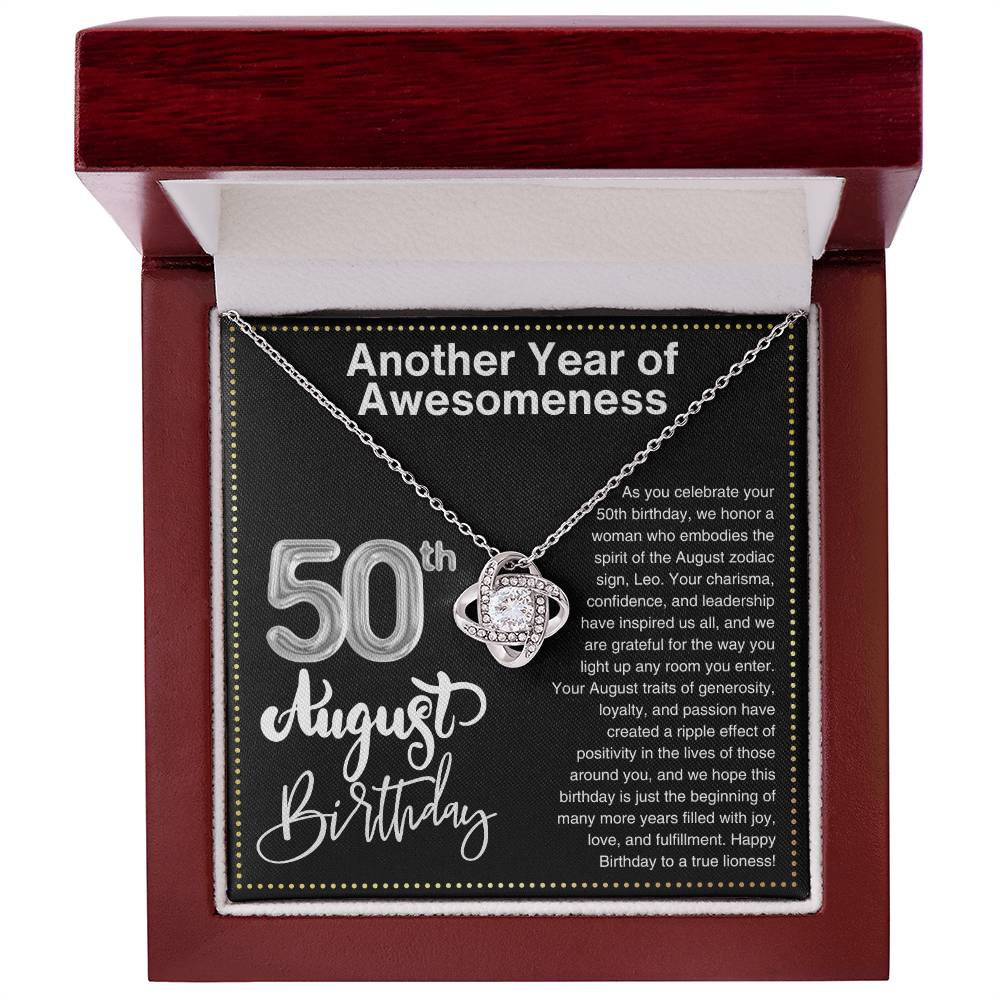 JGF Jewelry Gifts for Family 50 Birthday Gifts For Women August