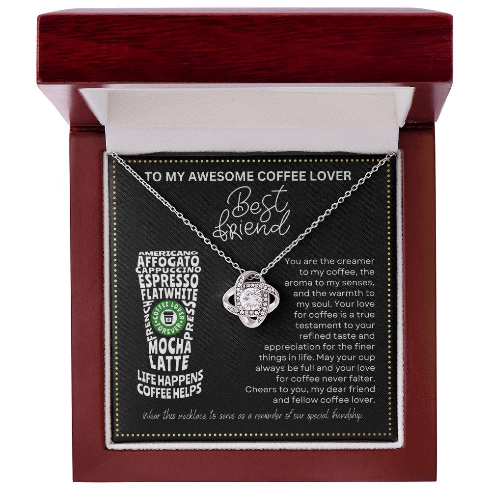 JGF Jewelry Gifts for Family No Coffee No Workee Friendship Necklace for BFF Bestie