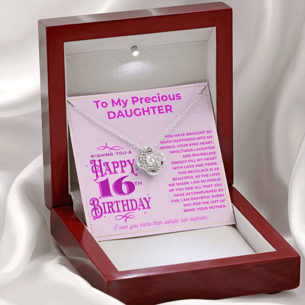 JGF Jewelry Gifts for Family Sweet 16 Birthday Card For Daughter