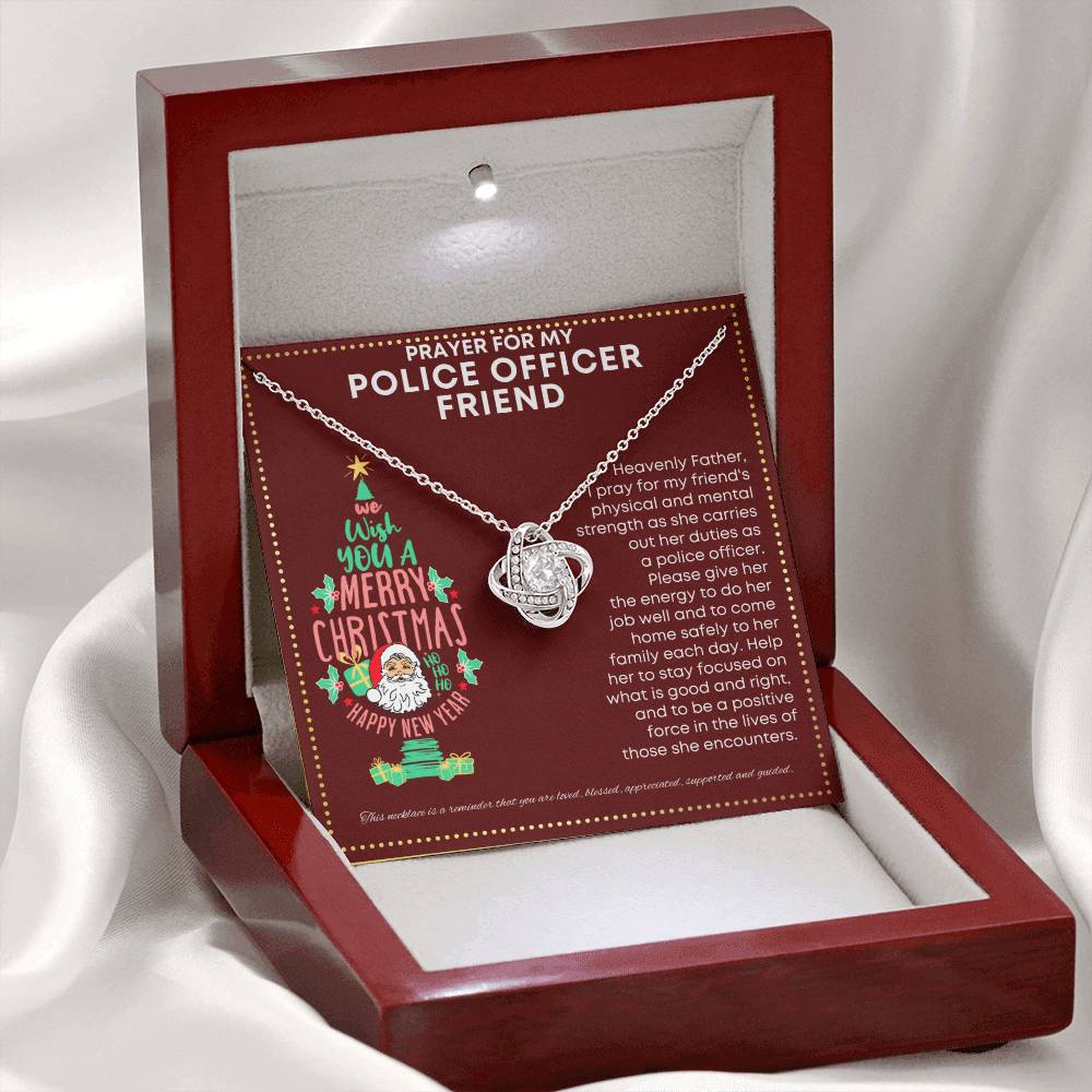 JGF Jewelry Gifts for Family I Love My Police Office Friend