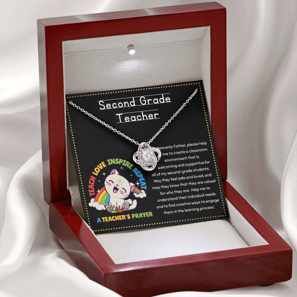 JGF Jewelry Gifts for Family Second 2nd Grade Teacher Gifts For Women From Students