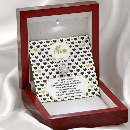 JGF Jewelry Gifts for Family To My Mom Necklace From Son And Daughter