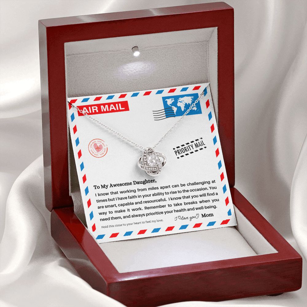 JGF Jewelry Gifts for Family | New Job Gift For Daughter | Sterling Silver Necklace For Women Send With Love