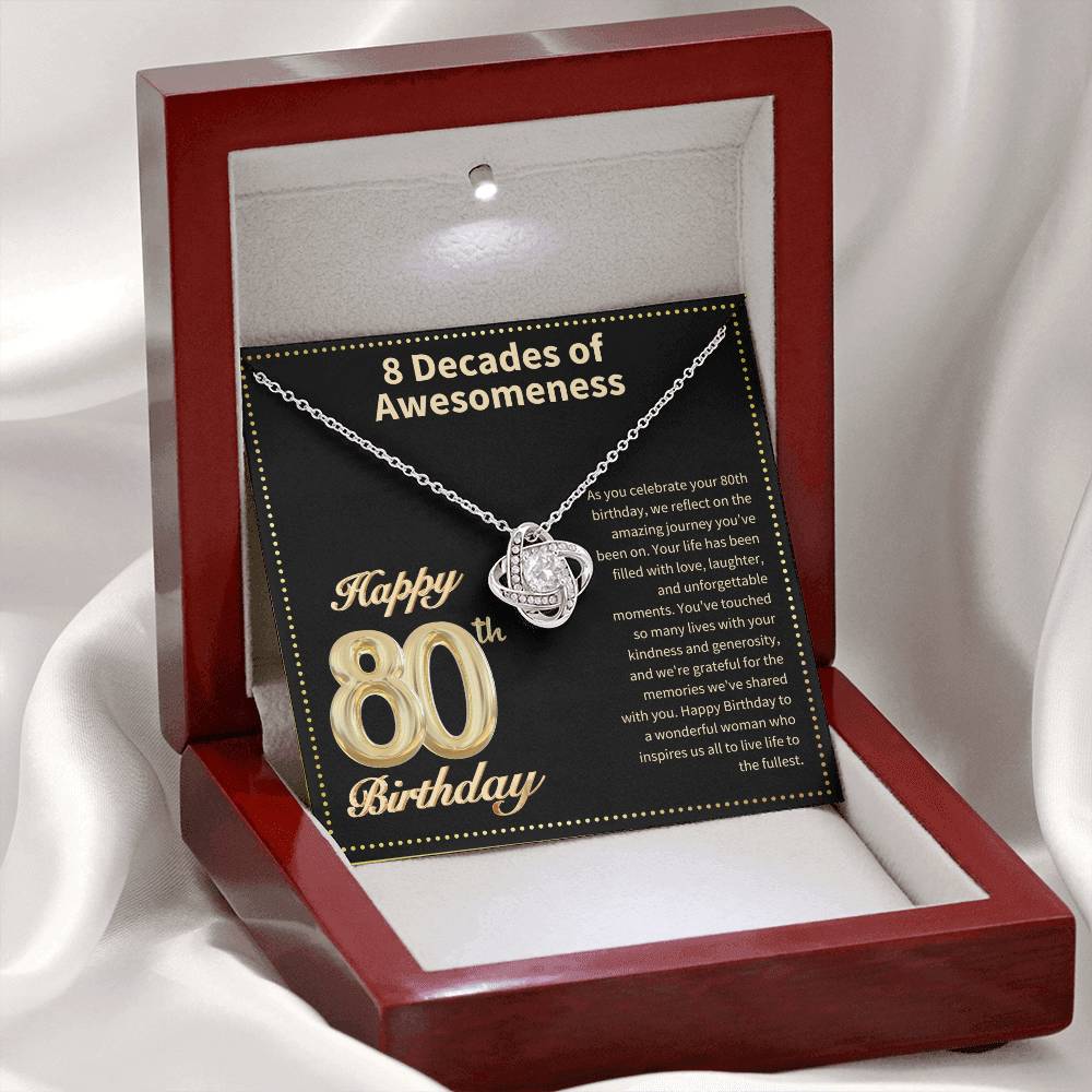 JGF Jewelry Gifts for Family 80th Birthday Gifts for Women