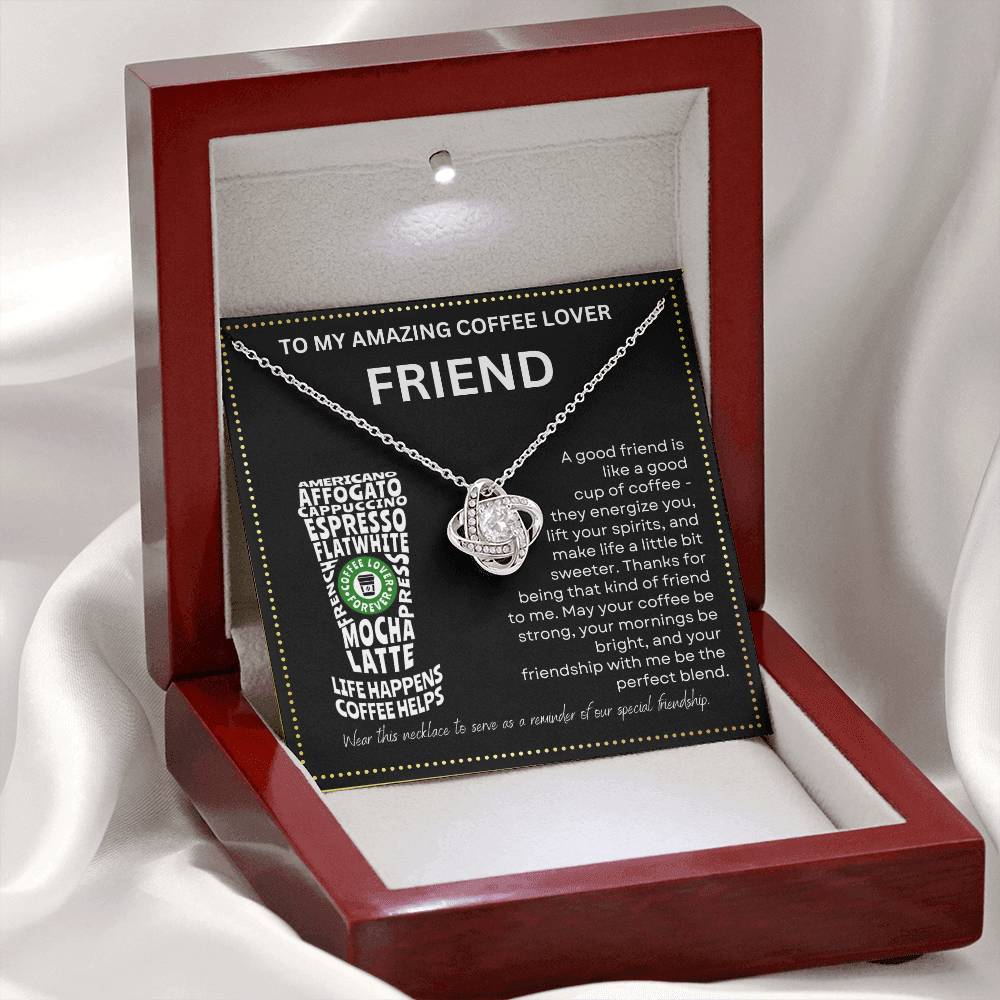JGF Jewelry Gifts for Family Friend Who Has Everything and Loves Coffee