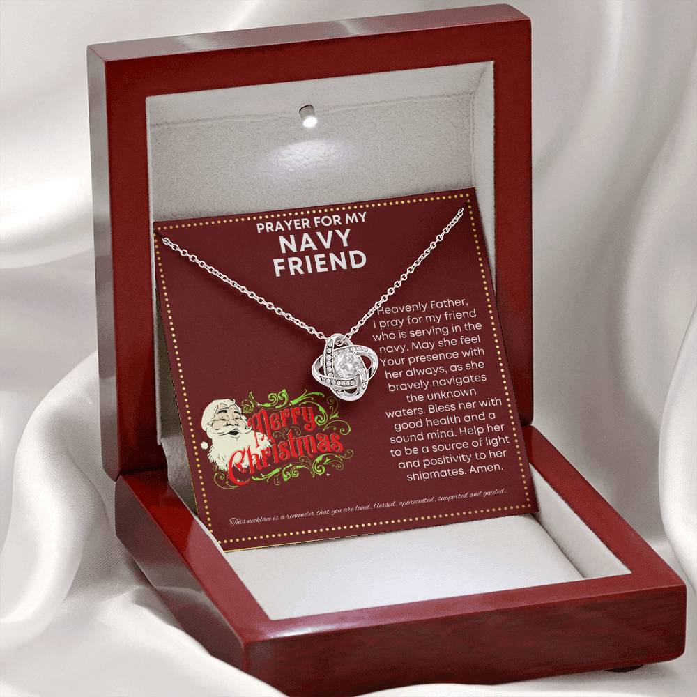 JGF Jewelry Gifts for Family My Friend Is A US Navy Heart Necklace Present