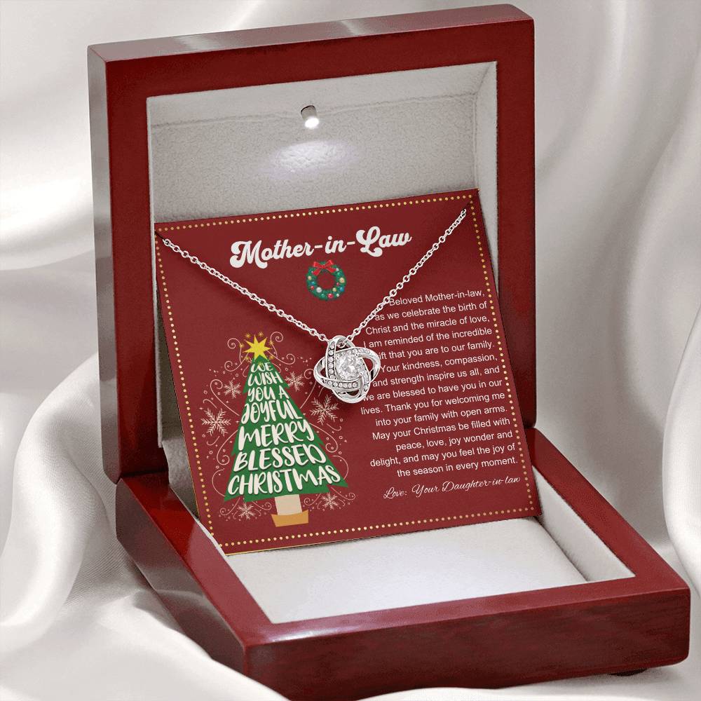 JGF Jewelry Gifts for Family | Mother In Law Necklace From Daughter In Law for Christmas