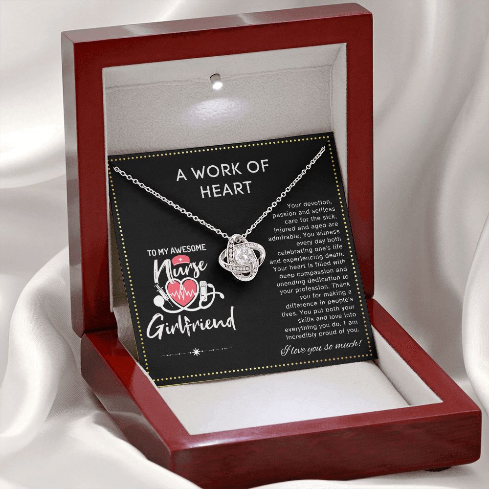 JGF Jewelry Gifts for Family | My Girlfriend Is My Nurse | LPN Nurses Week Gifts For Girlfriend