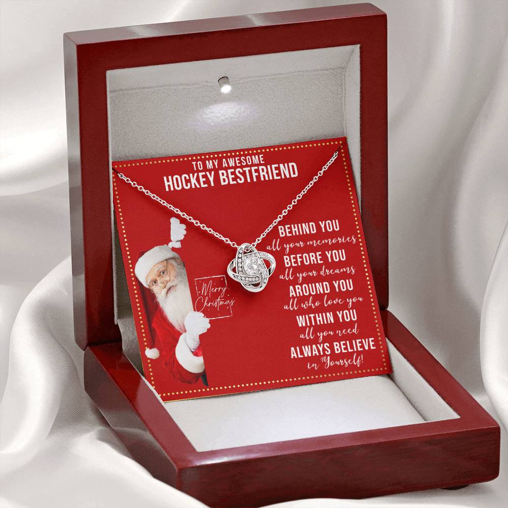 JGF Jewelry Gifts for Family Necklace Gift To My Hockey Female BFF Bestie