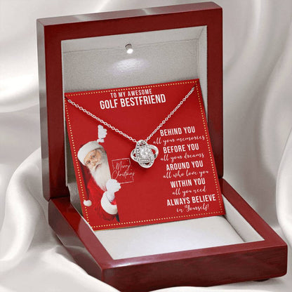 JGF Jewelry Gifts for Family Necklace Gift For Golf Female Bestie BFF Friend