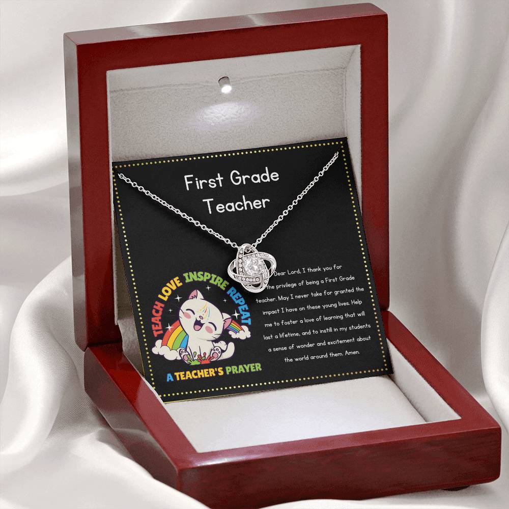 JGF Jewelry Gifts for Family First 1st Grade New Teacher Teach A Prayer Gift
