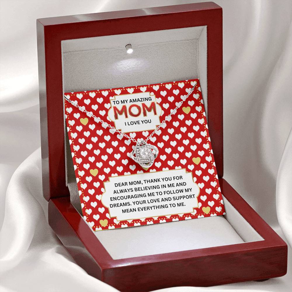 JGF Jewelry Gifts for Family I Love My Mommy Necklace for Mom